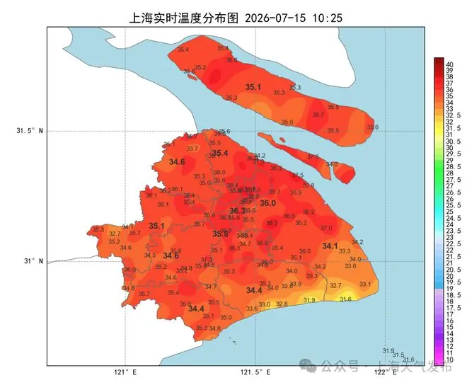 39℃！上海气温一片红！今天起，作息请调整一下↗