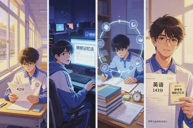 背课文和记单词效率低且痛苦，有什么科学记忆方法，适合高中生？